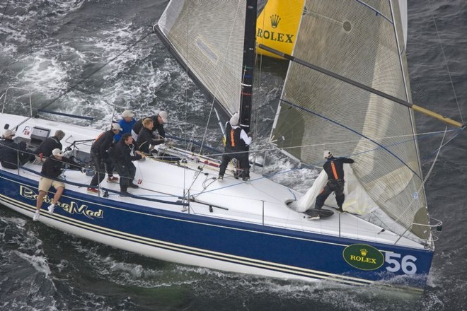 BARKING MAD at windward mark  - 2007 Farr 40 Rolex Baltic Week ©  Rolex/Daniel Forster http://www.regattanews.com